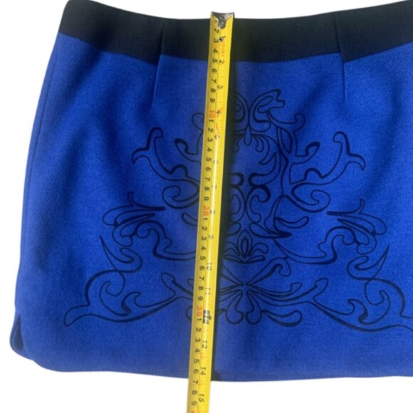 Angora and rabbit hair Cobalt blue sweter small - Picture 9 of 10